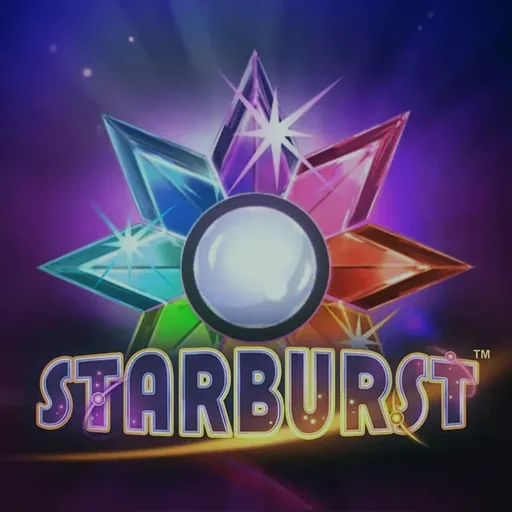 Starburst pokie cover by NetEnt